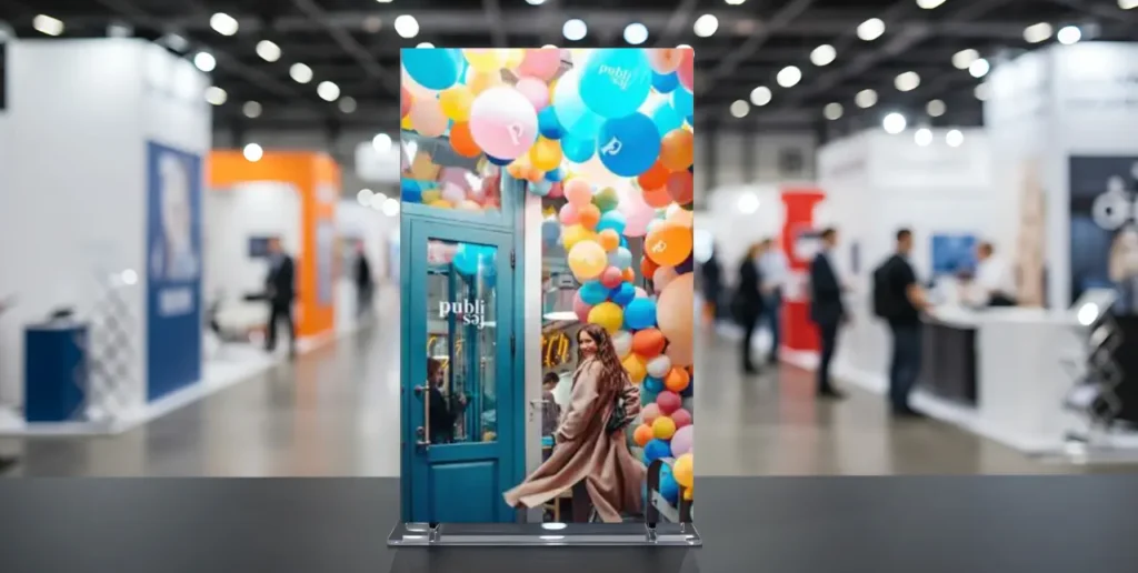 display sobremesa personalizado